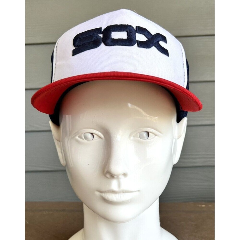 Youngan Vintage Chicago White Sox Poly Foam Laminated Baseball Hat Cap MLB